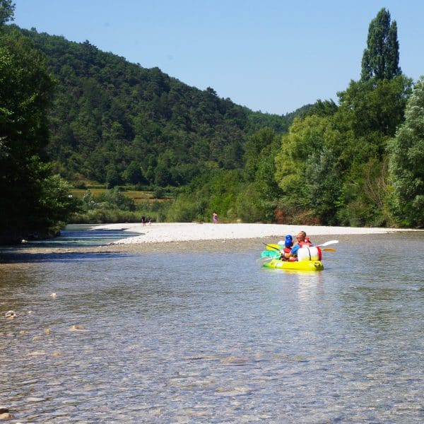 Canoë sur la Drôme