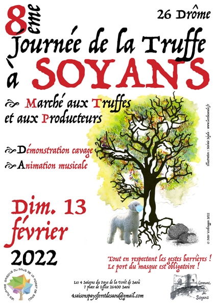 journée de la truffe à Soyans dans la Vallée de la Drôme