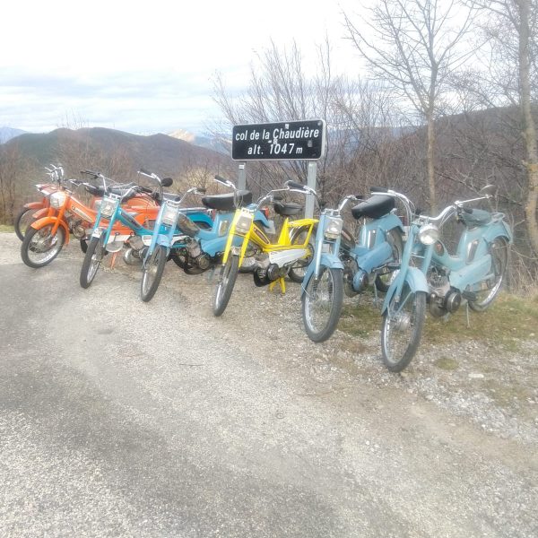 Solex au col de la Chaudière Drôme