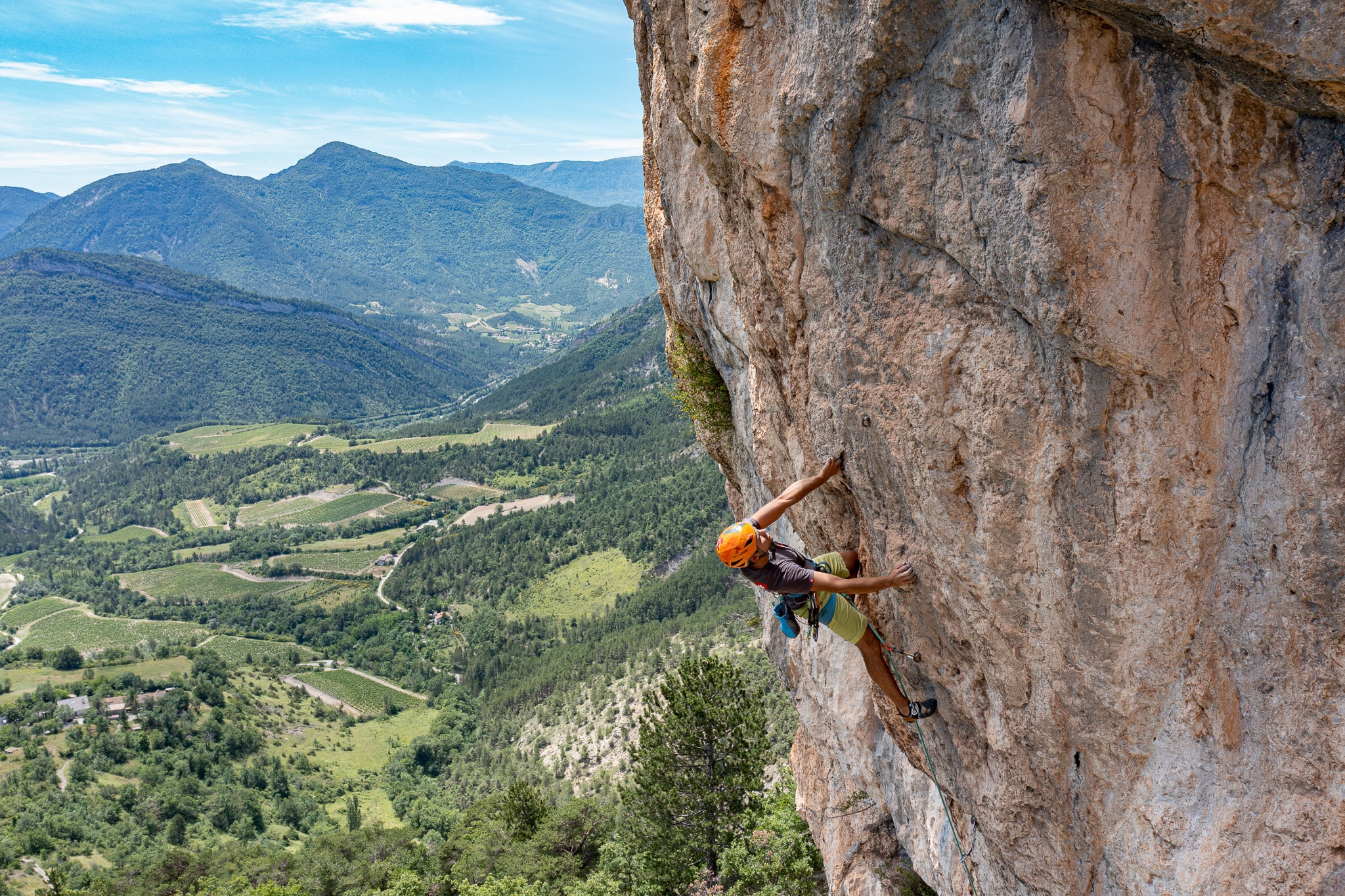 Escalade dans la Drôme