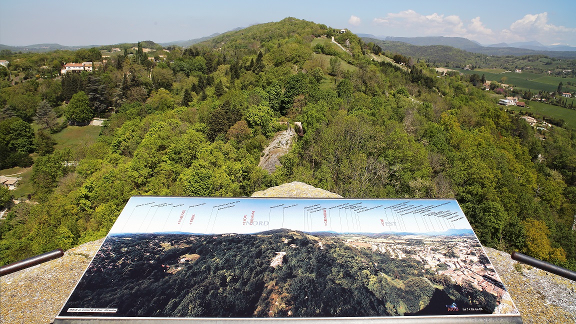 Vue panoramique depuis les terrasses