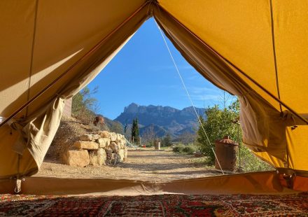 Tente Lodge au Domaine Thym et Romarin