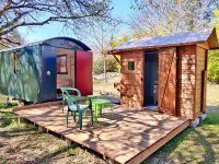 Roulotte au camping La Vaugelette