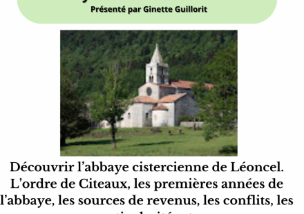 Conférence : Histoire et architecture de l’abbaye de Léoncel