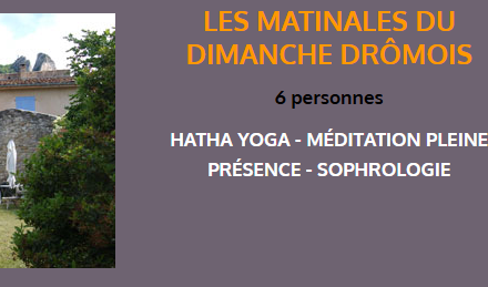 Les matinales du dimanche drômois – Yoga