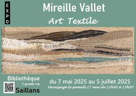 Exposition Mireille Vallet « Art textile »