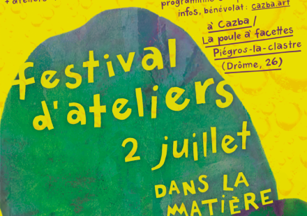 Festival d’atelier dans la matière