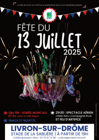 Fête nationale, spectacle aérien et feu d’artifice