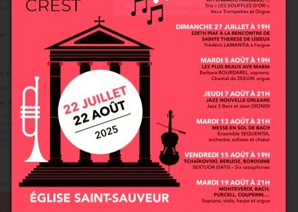 Festival de Musique Sacrée -Messa Gloria de Puccini