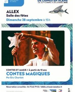 Spectacle « Contes magiques » à la bibliothèque allexoise