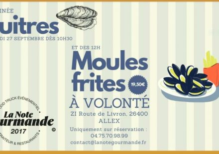 Matinée huitres et moules-frites à volonté à la Note Gourmande
